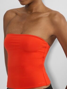 Aritzia Contour Tube Top Orange